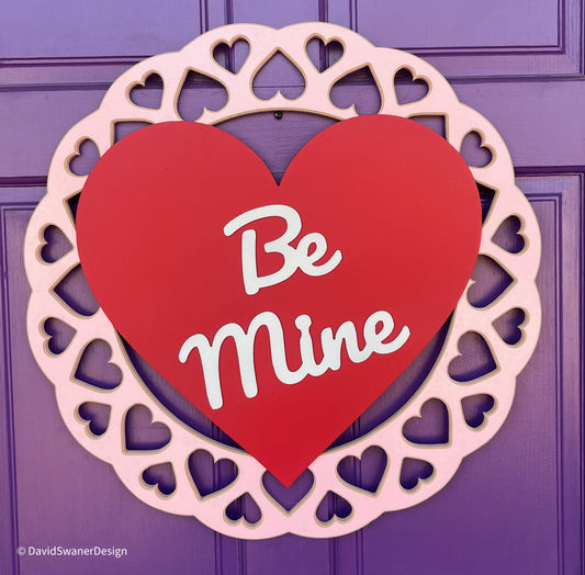 Charming Hearts "Be Mine" Valentine's Wreath