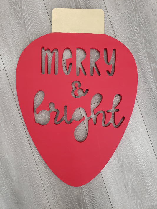 Merry & Bright Lightbulb