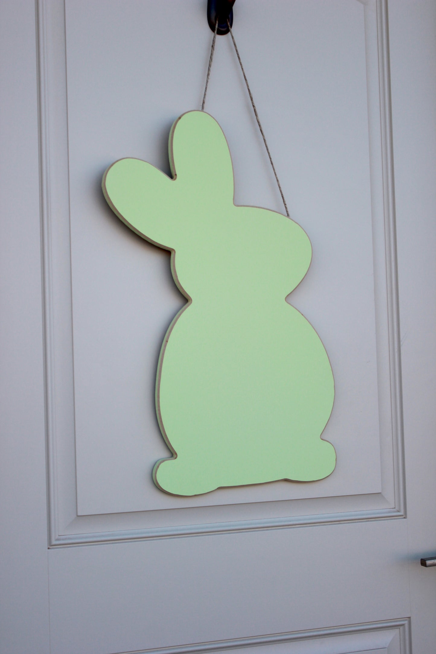 Charming Bunny Door Sign – Perfect Spring and Easter Home Accent